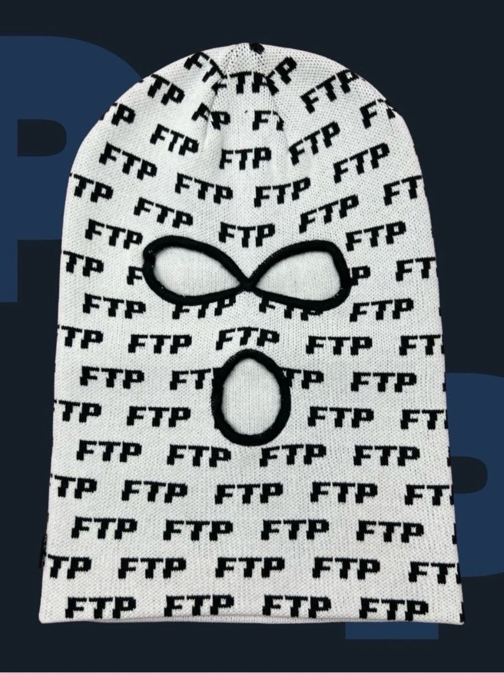 FTP Allover Logo Ski Mask